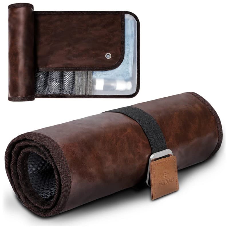 Custom Compact Toiletry Bag for Men with All-Over Printing thumbnail 5