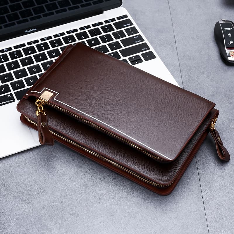 PU Leather Men’s Handheld Purse thumbnail 5