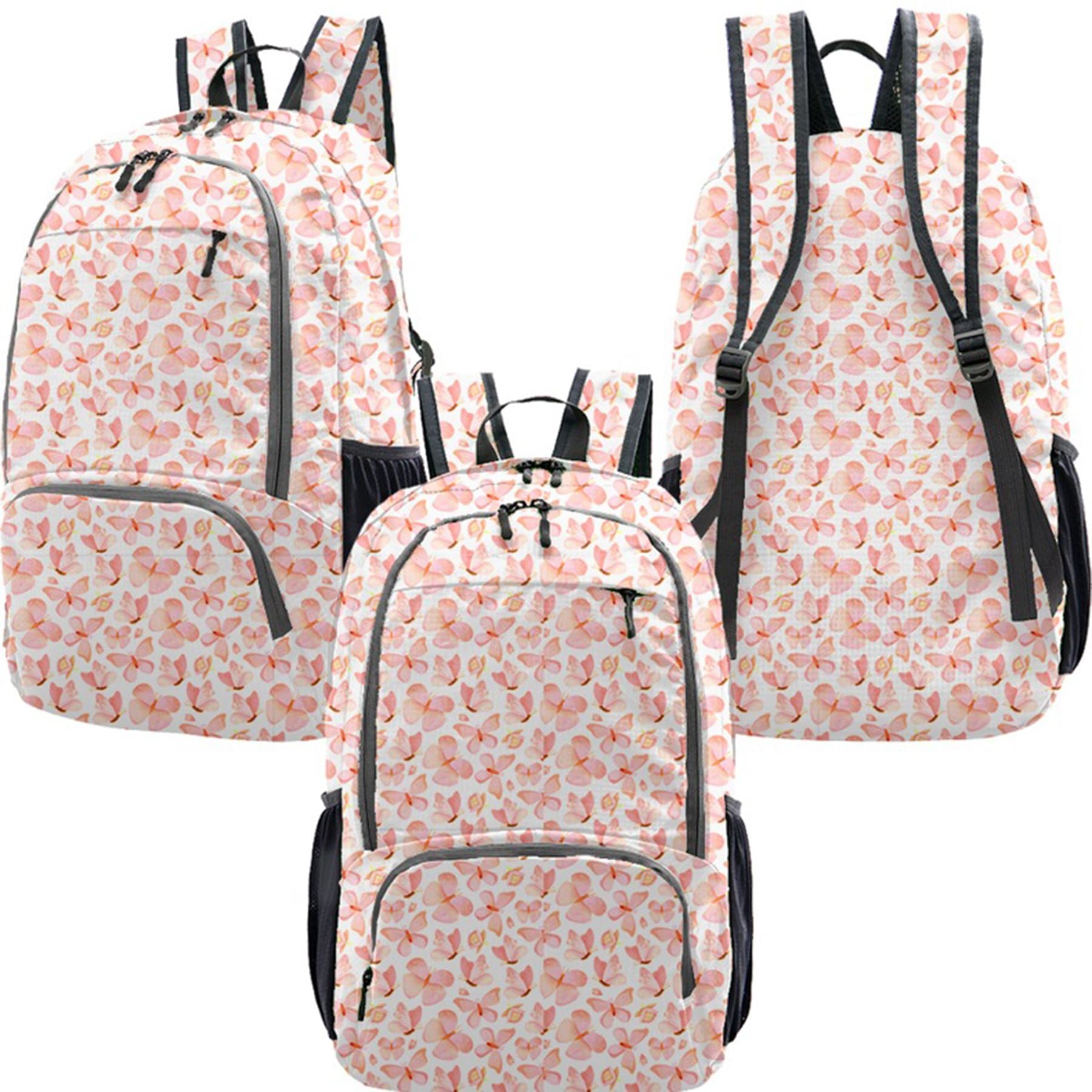 MOQ 50 PCS Full Color Packable Backpack For Travel School thumbnail 9