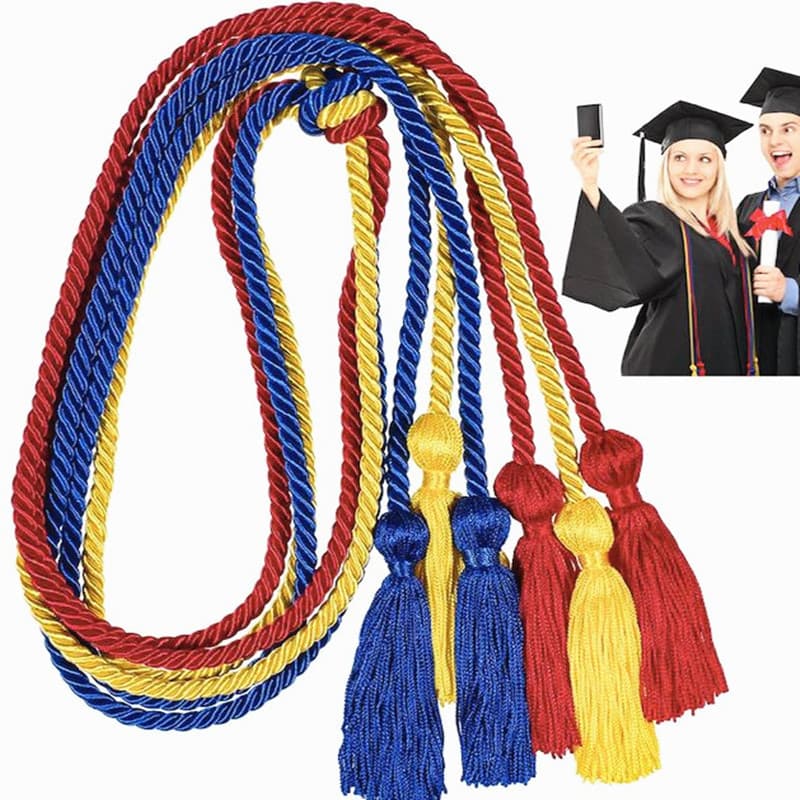 Graduation Honor Cord w/ 4” Tassels thumbnail 8