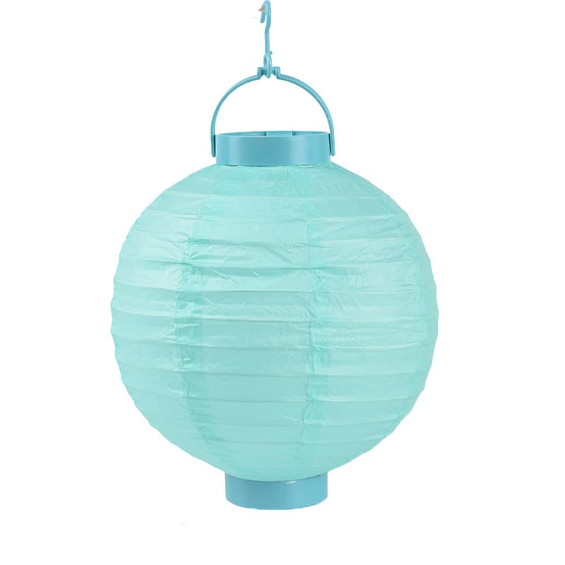 8-Inch Led Solid Color Paper Lantern thumbnail 2
