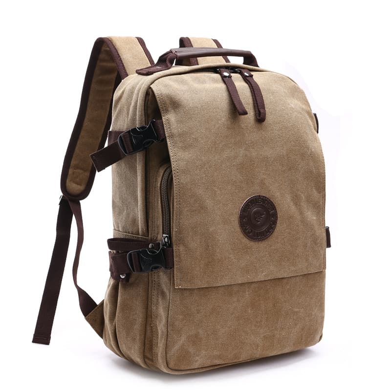 Vintage Canvas Backpack for Men Women