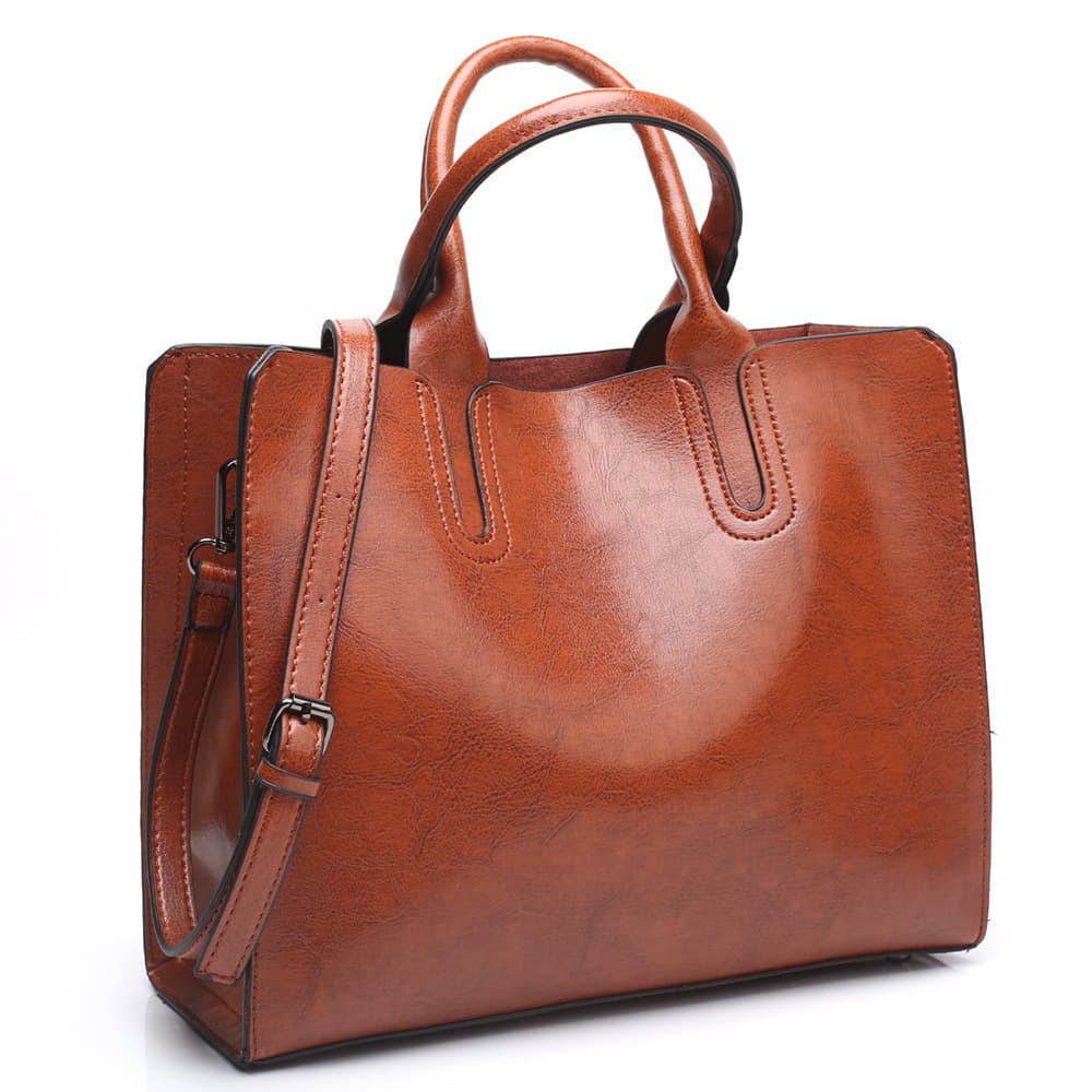 Women’S Large Capacity Retro Mature Handbag Crossbody Bag thumbnail 9