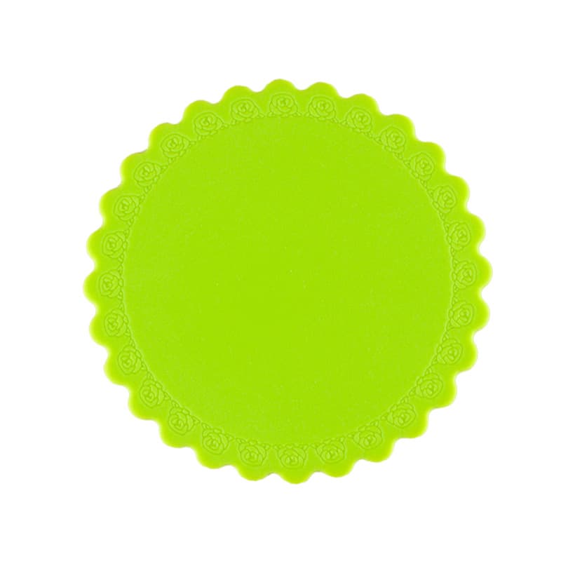 Non Slip Coasters Rose Edge Cup Pad Silicone Coaster thumbnail 3
