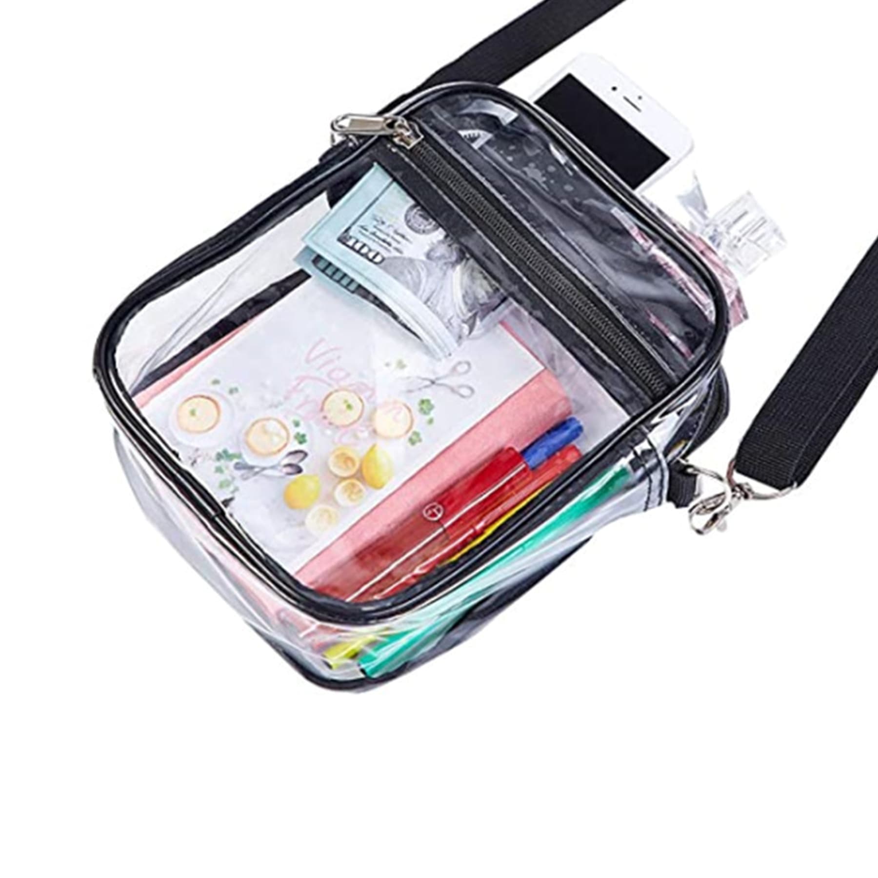 Clear Pvc Crossbody Purse Bag thumbnail 5