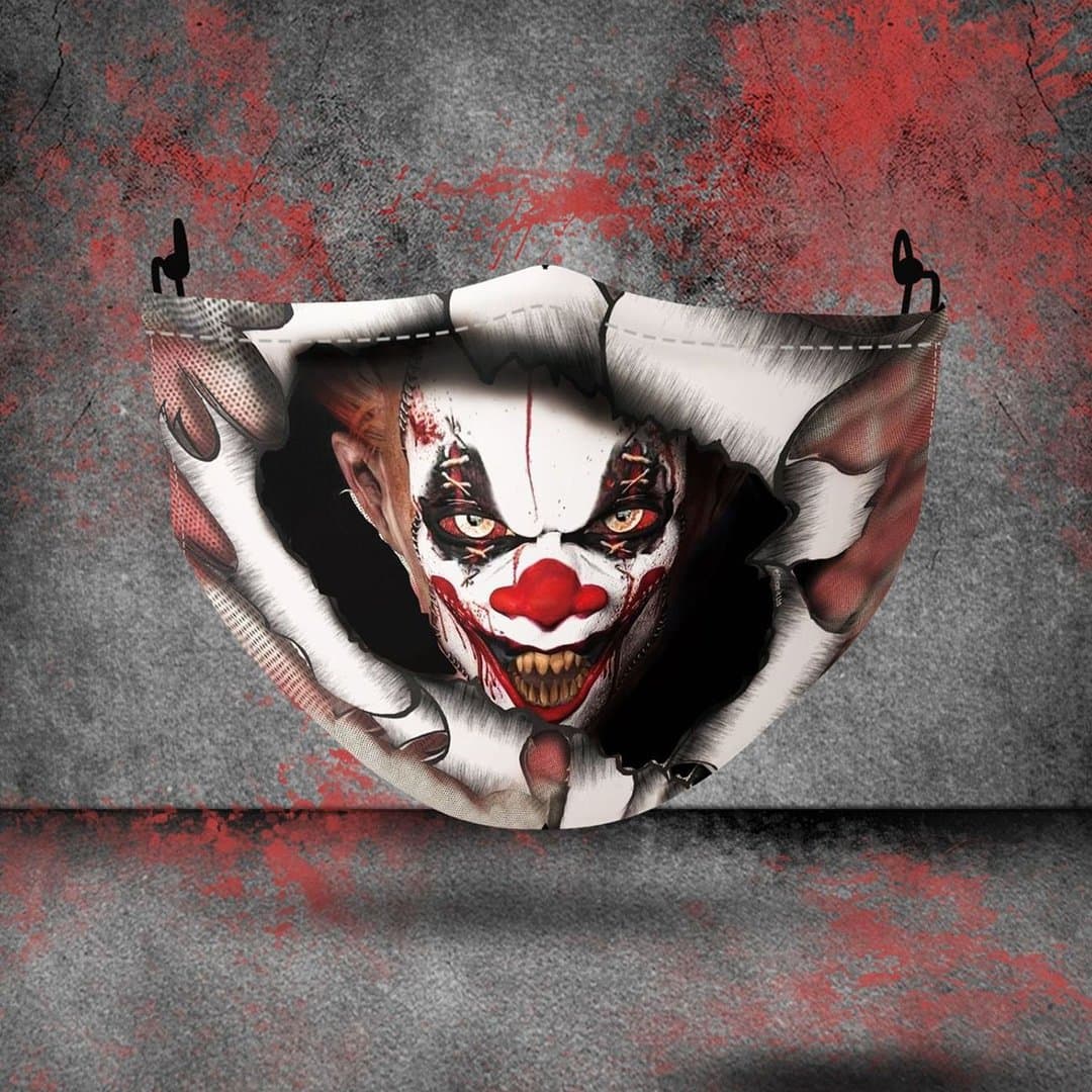 Cotton Fancy Halloween Face Mask Beats Mouth for Adult Party thumbnail 7
