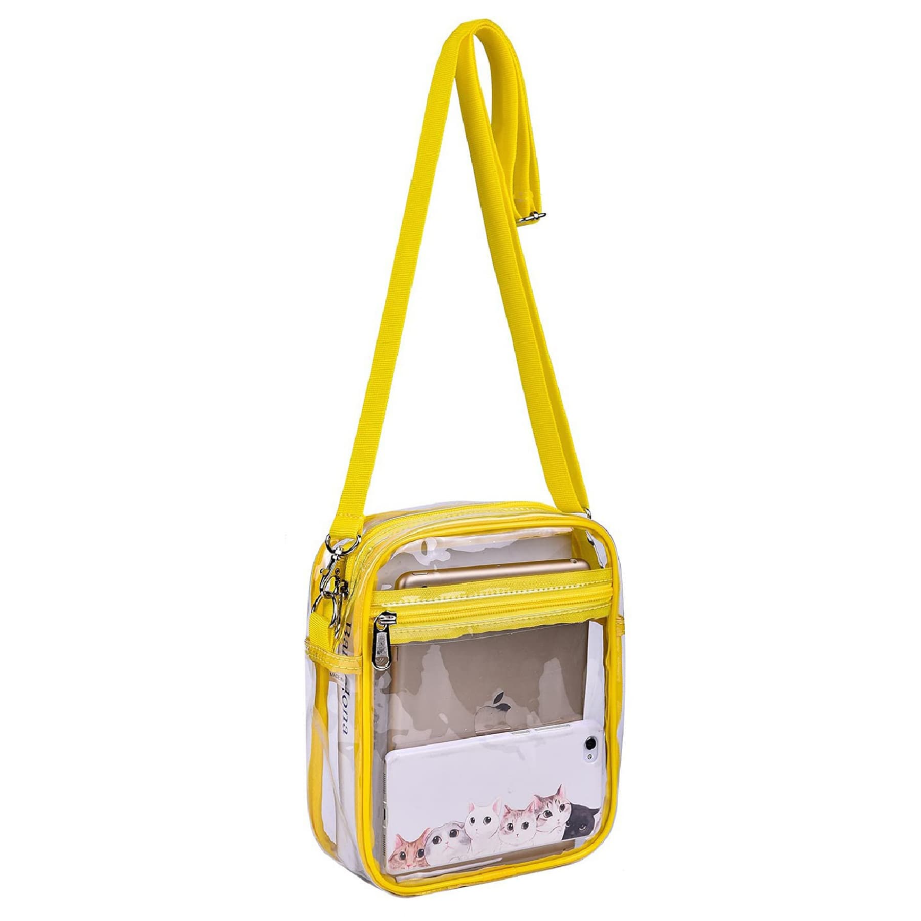 Clear Pvc Crossbody Purse Bag thumbnail 4