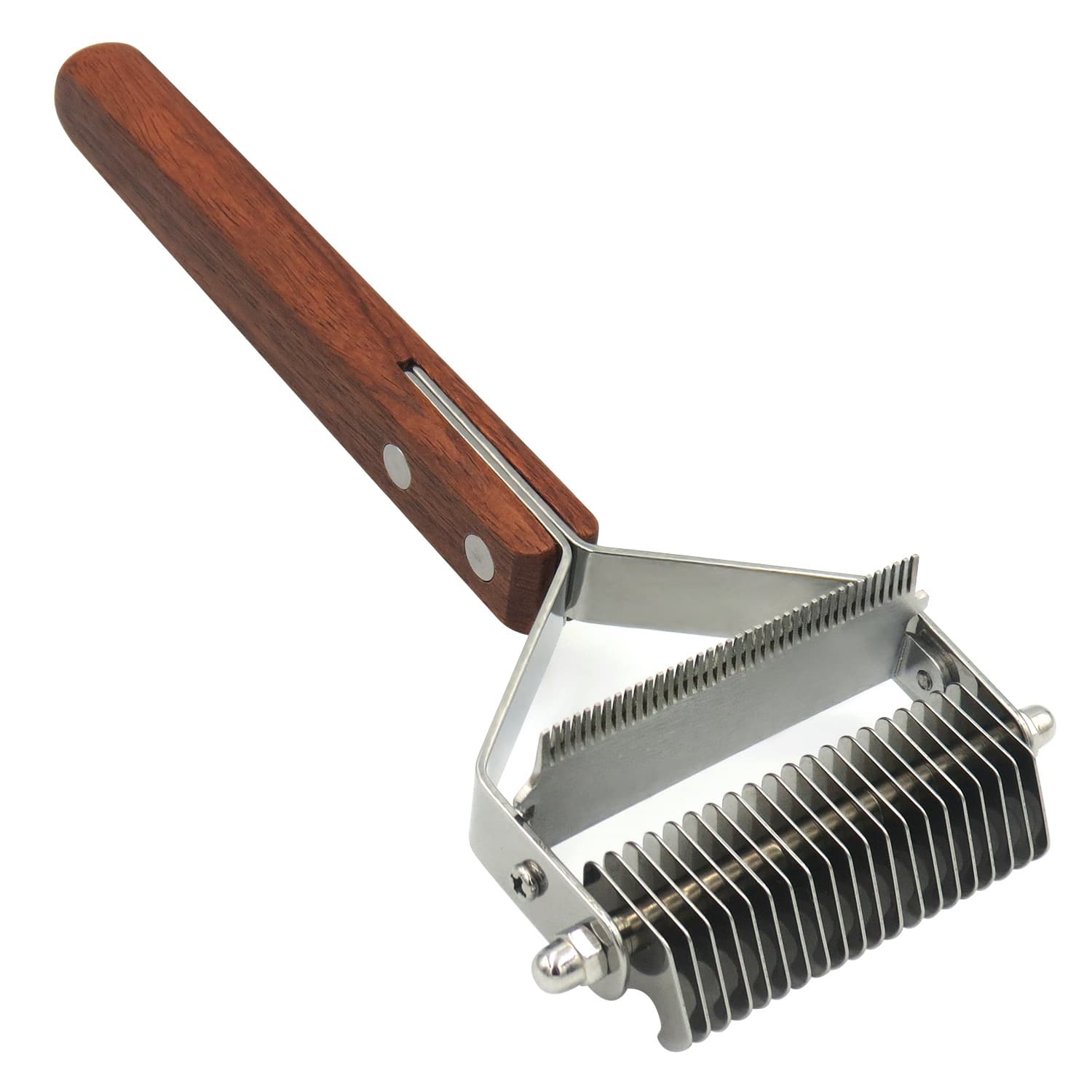Pet Open Knot Comb Wooden Handle thumbnail 3