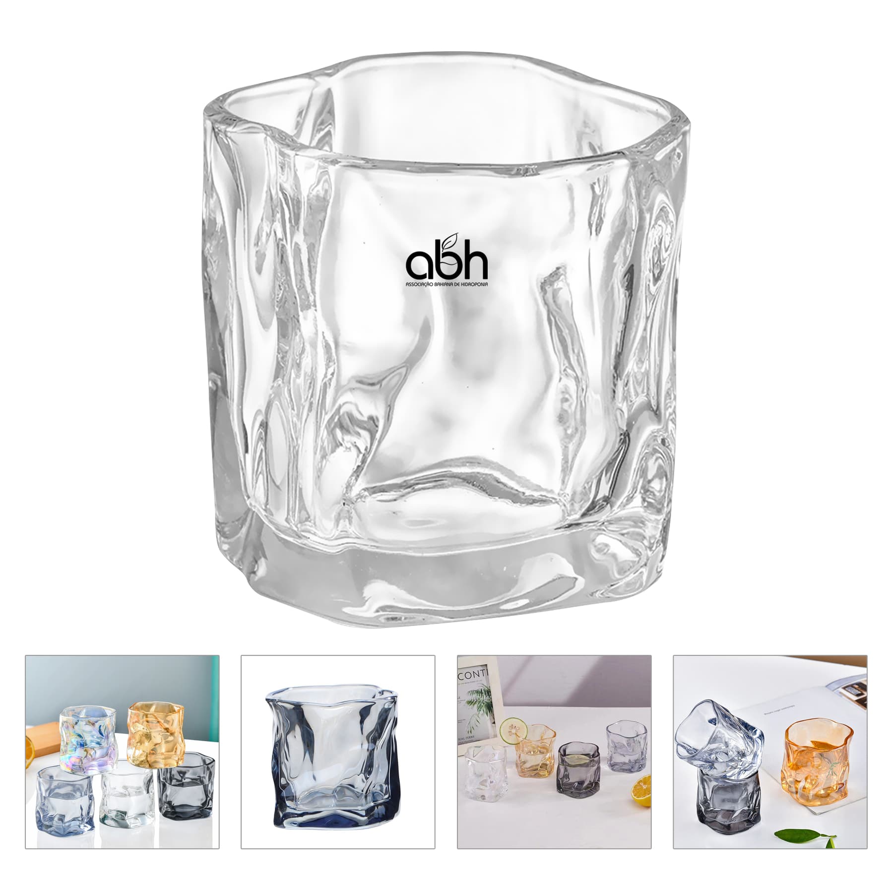 Colorful Thickened Juice Wine Glass