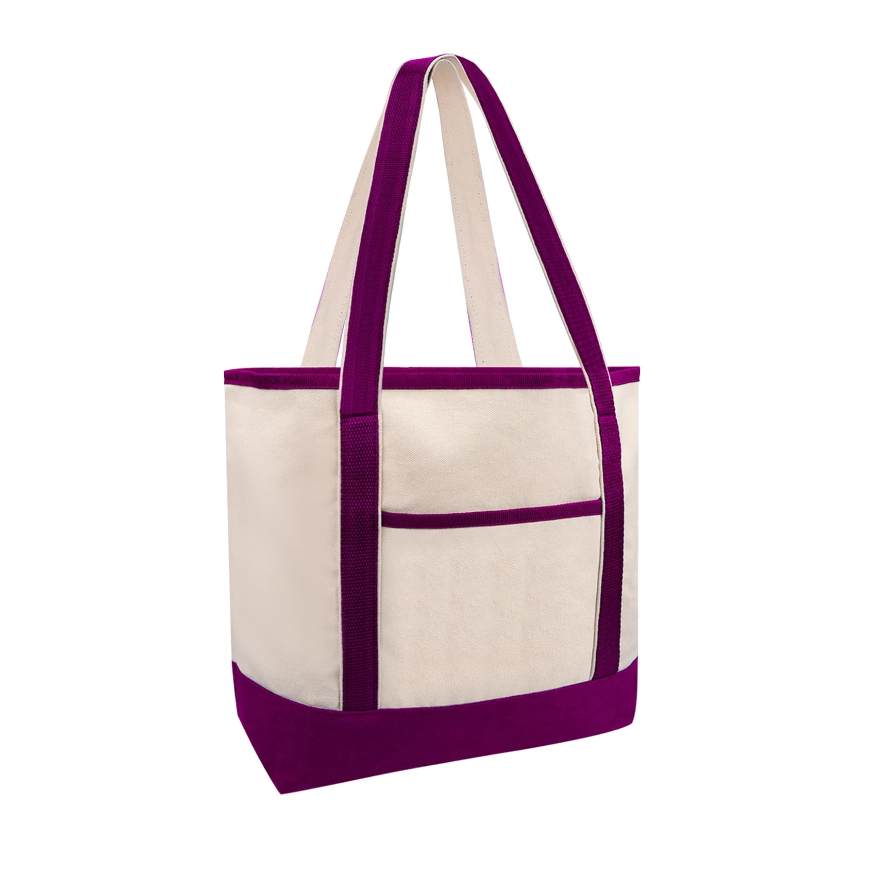 12oz. Natural Canvas Boat Tote w/ Reinforced Handle thumbnail 6