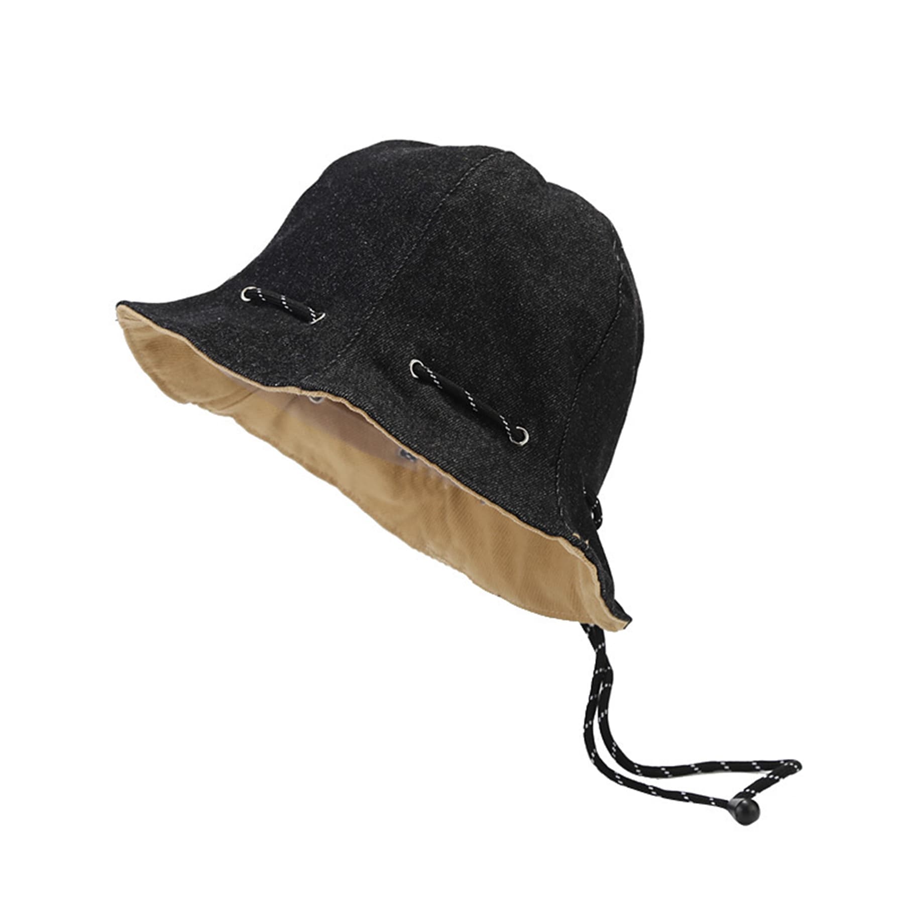 Foldable Jean Fabric Bucket Hat thumbnail 9