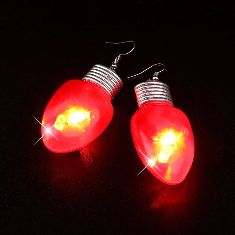Led Light Up Christmas Bulb Necklace thumbnail 2