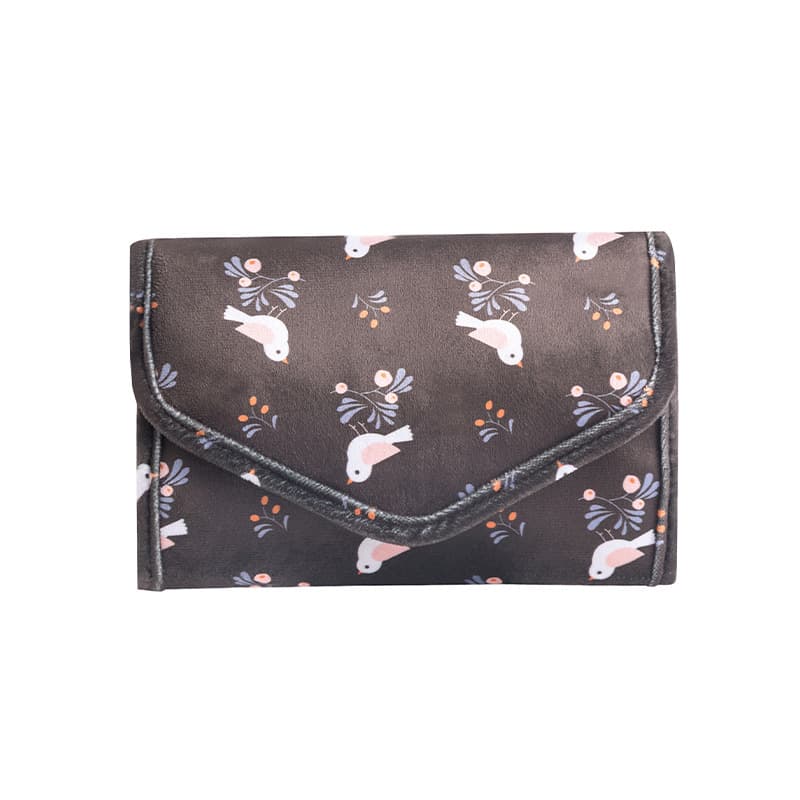 Travel Jewelry Bag Foldable Earring Storage Roll thumbnail 7