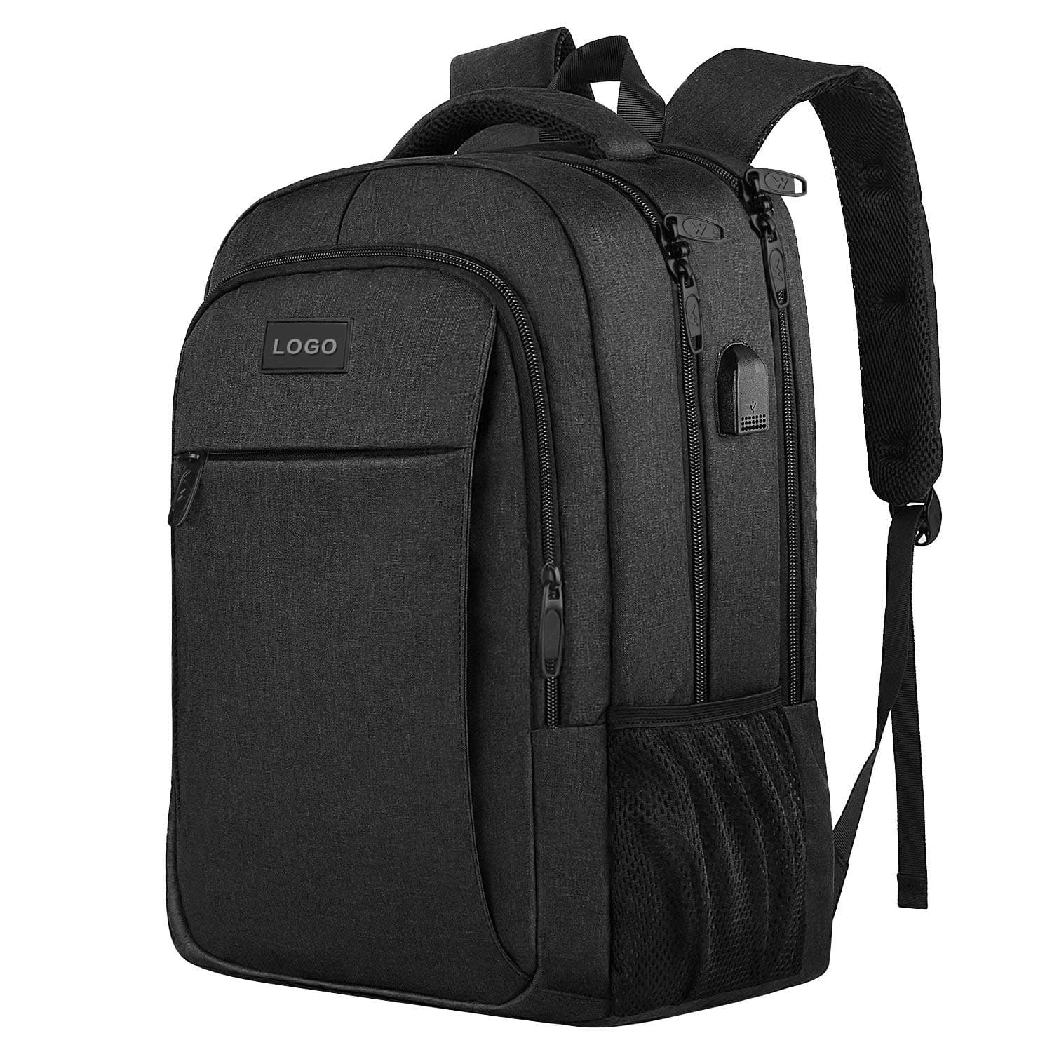 Business Anti Theft Slim Travel Backpacks With Charging Port thumbnail 4