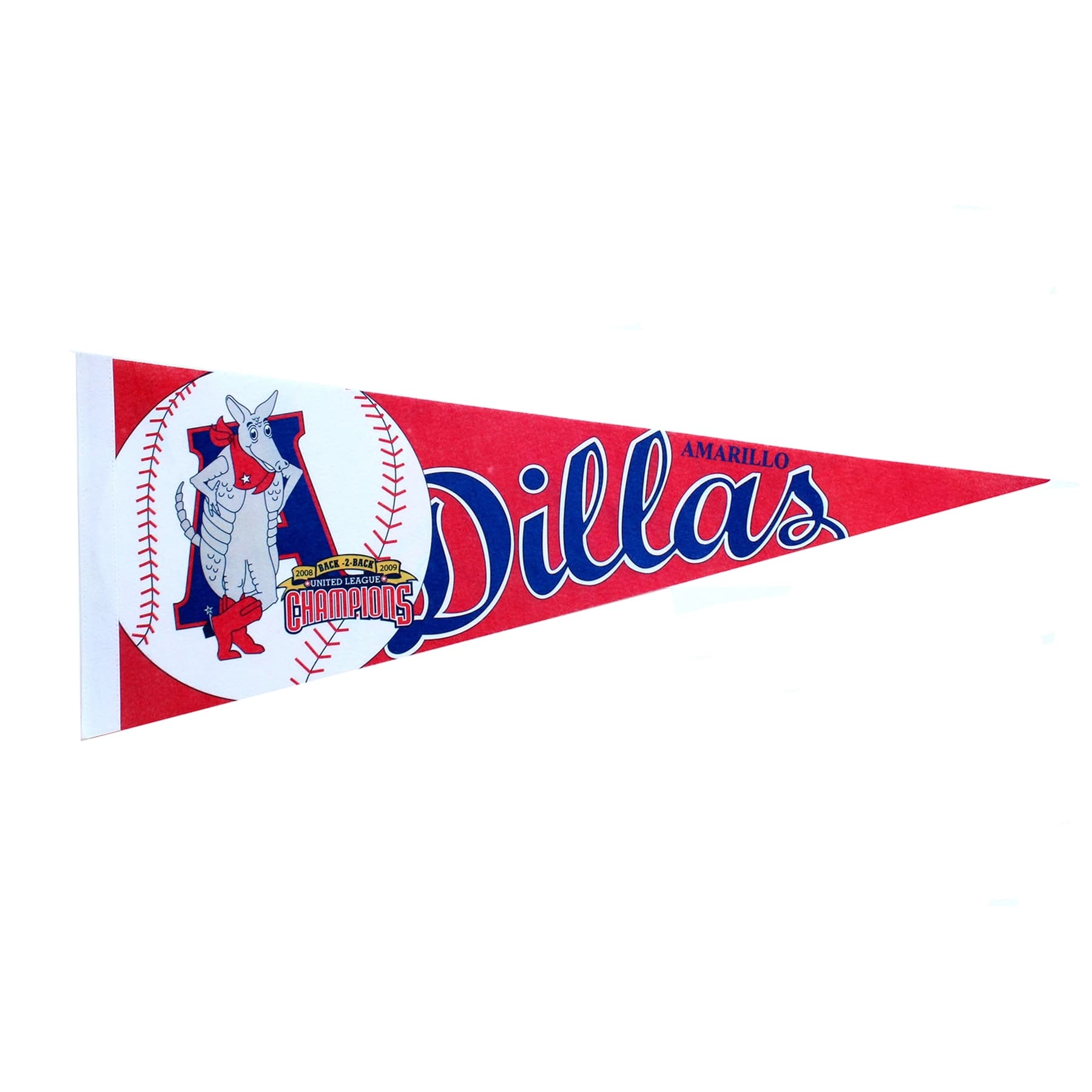 12" x 30" Mini Felt Pennant w/ Sewn Strip thumbnail 7