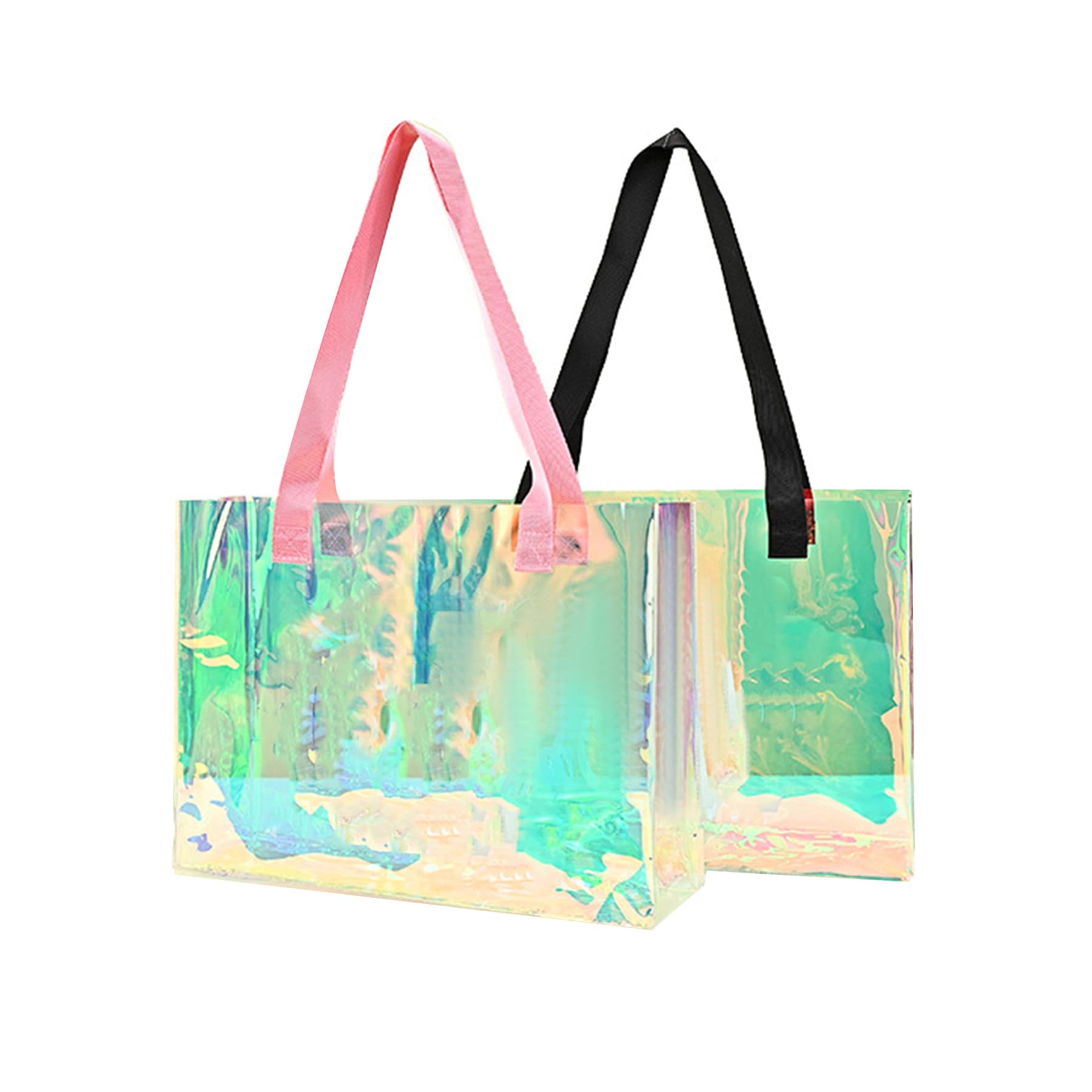 Holographic Laser PVC Fashon Shopping Tote Bag thumbnail 3