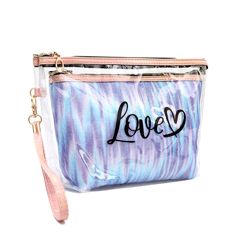 Pvc Travel Cosmetic 2 In 1 Bag thumbnail 7