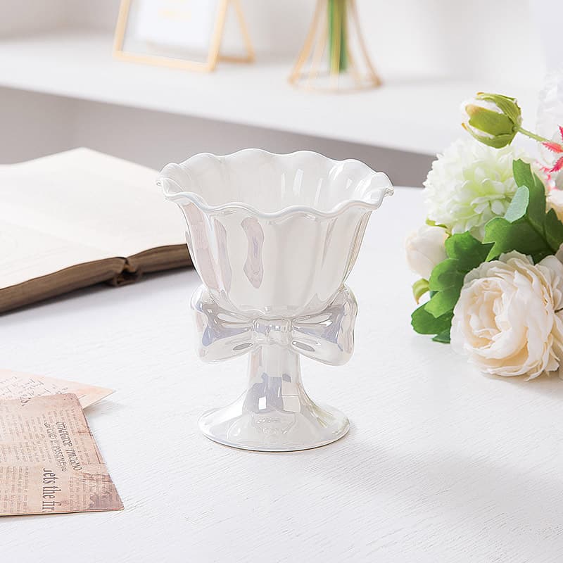 Ceramic Pearl Glazed Ice Cream Cup thumbnail 4