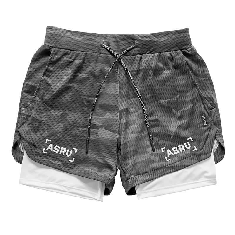 Men’s Outdoor Fitness Double-Layer Sports Pants thumbnail 3