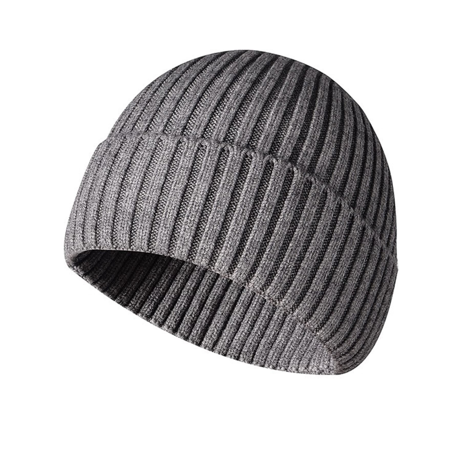 Winter Men's And Women's Knitted Foldover Hat thumbnail 14