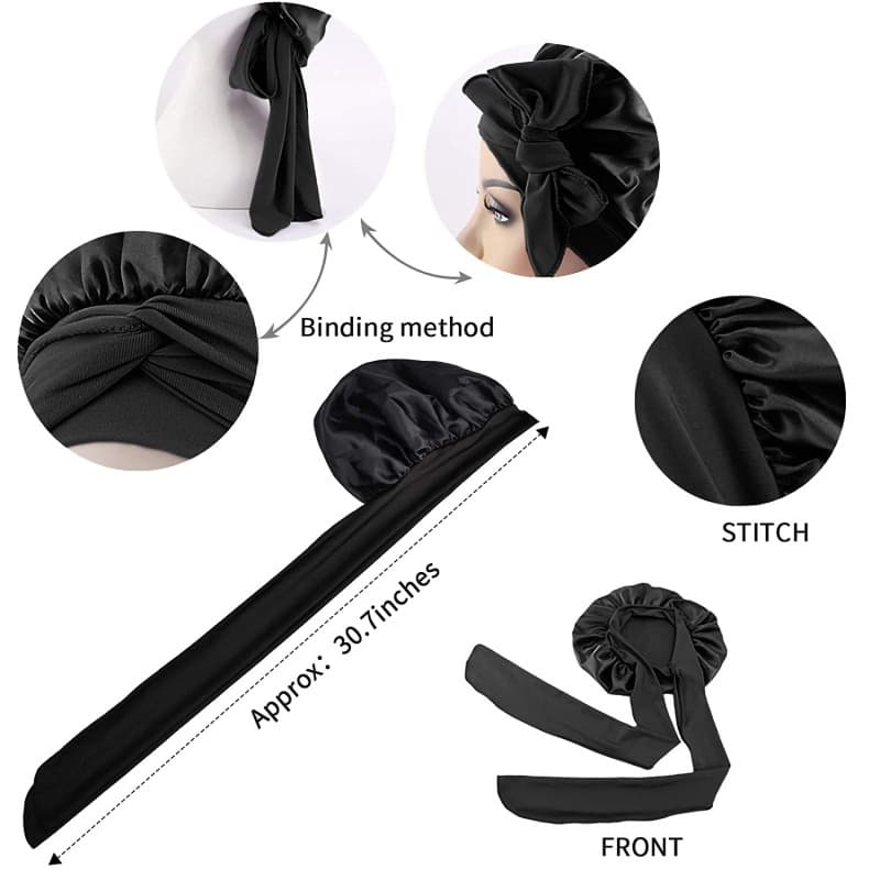 Solid Tie Large High Stretch Nightcap thumbnail 6