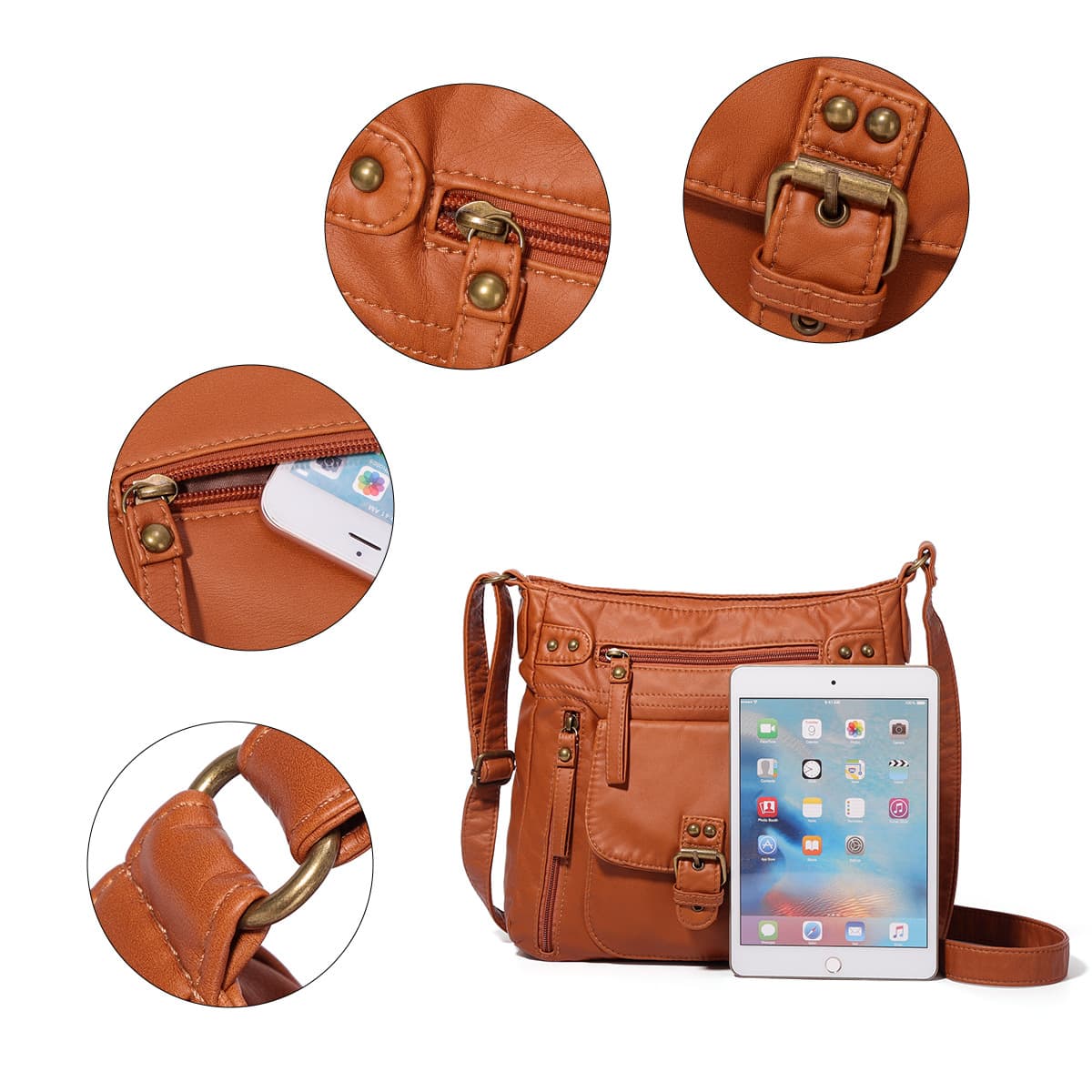 PU Leather Crossbody Shoulder Bags thumbnail 9