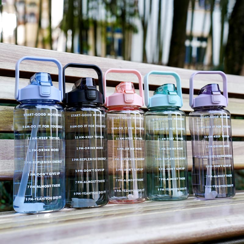 2L Sports Water Bottle With Time Marker thumbnail 12