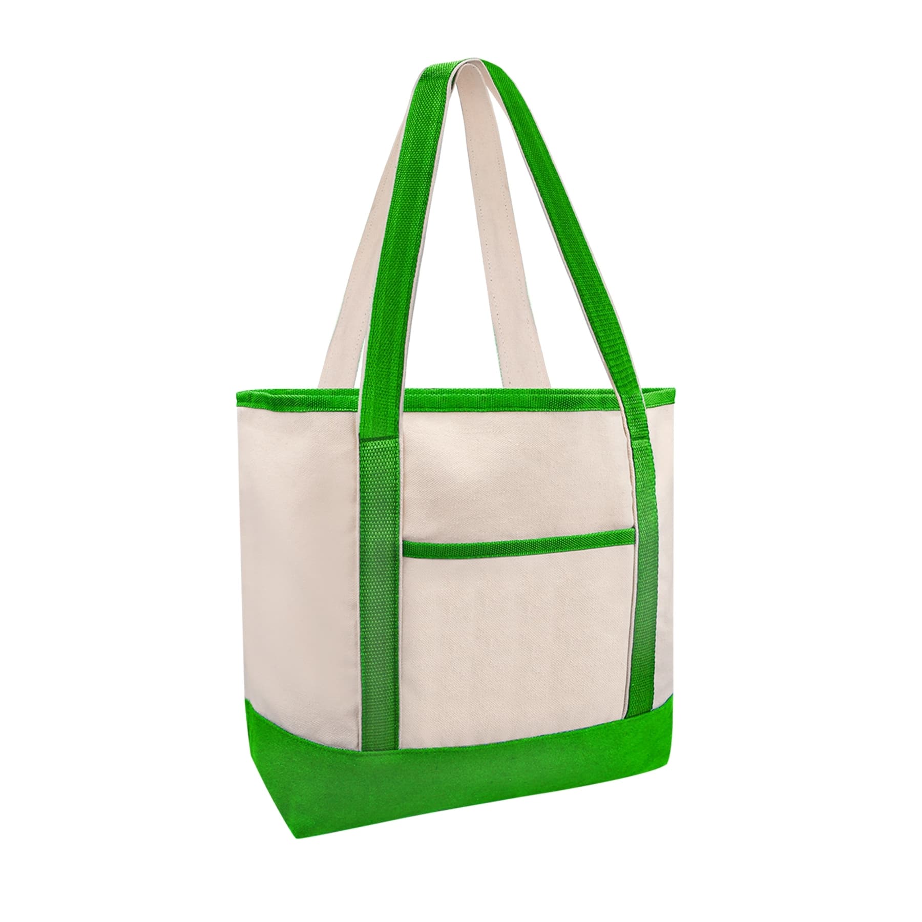 12oz. Natural Canvas Boat Tote w/ Reinforced Handle thumbnail 2