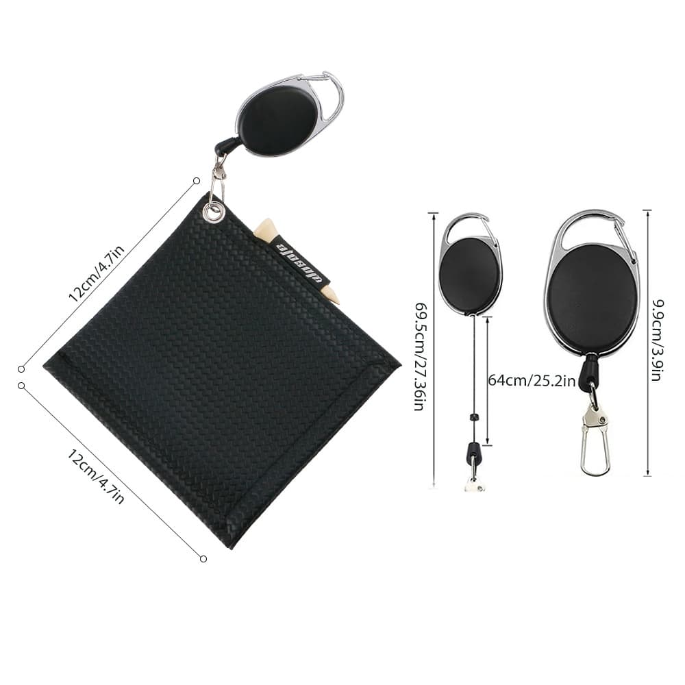 Golf Ball Cleaner/Washer Towel With Keychain thumbnail 3