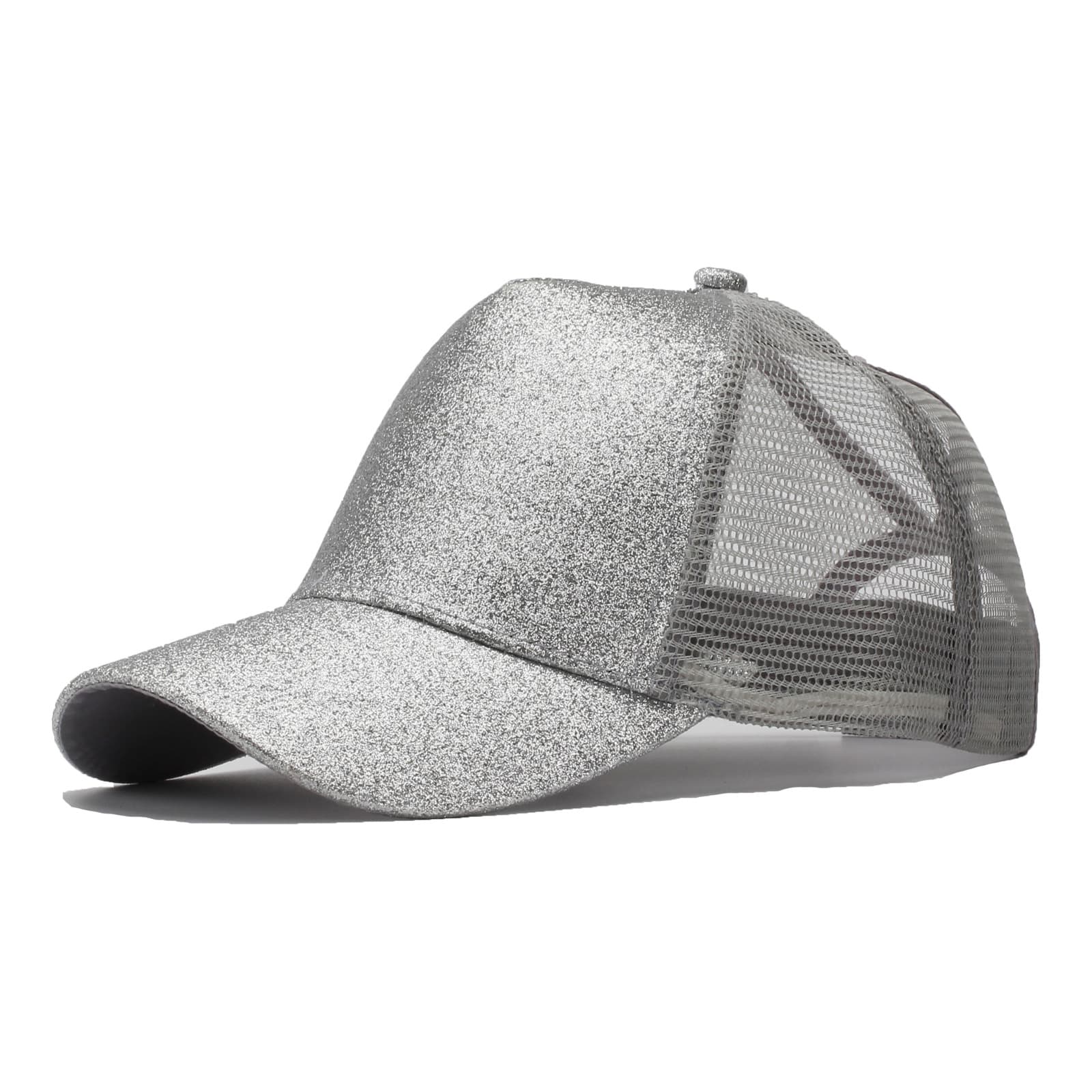 Ponytail Vintage Sports Glitter High Bun Hat thumbnail 8