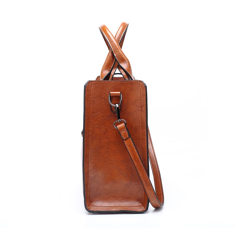 Women’S Large Capacity Retro Mature Handbag Crossbody Bag thumbnail 4