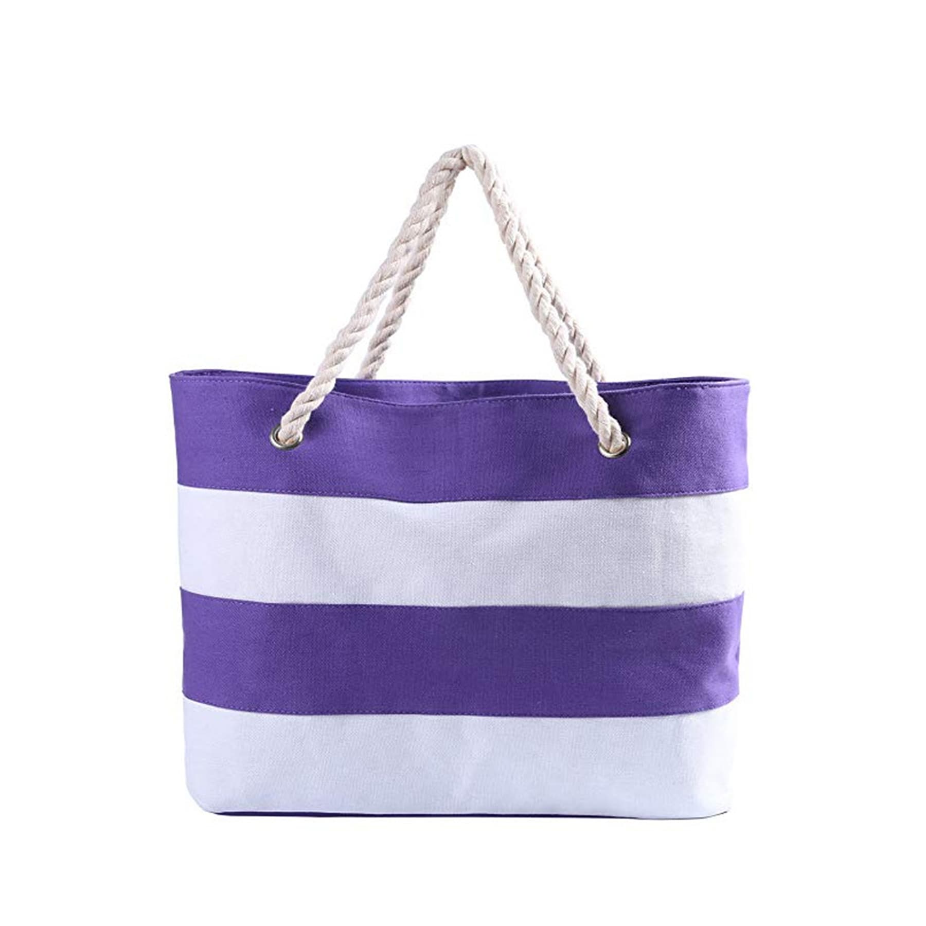 Striped Canvas Tote Bag thumbnail 6