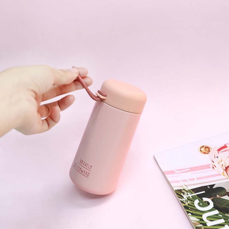 9oz 304 stainless steel cute portable Bottles-Insulated thumbnail 2