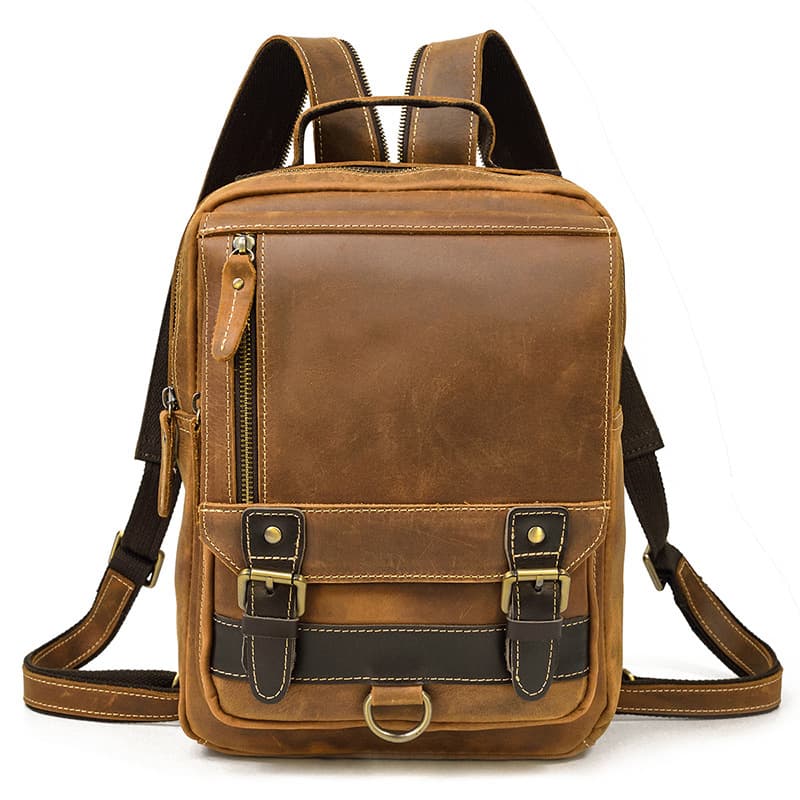 Genuine leather backpack for man thumbnail 4