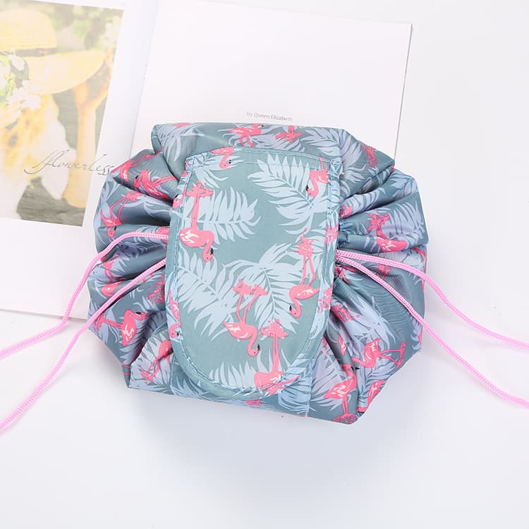 Large Capacity Oxford Drawstring Makeup Bag thumbnail 2