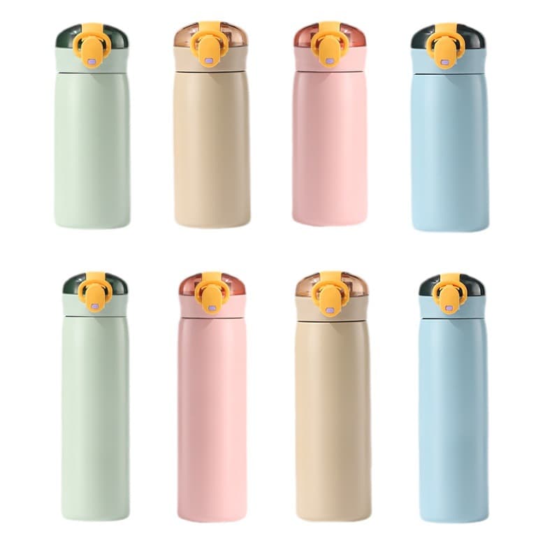 Kids Stainless Steel Insulated Water Bottle with Straw thumbnail 2