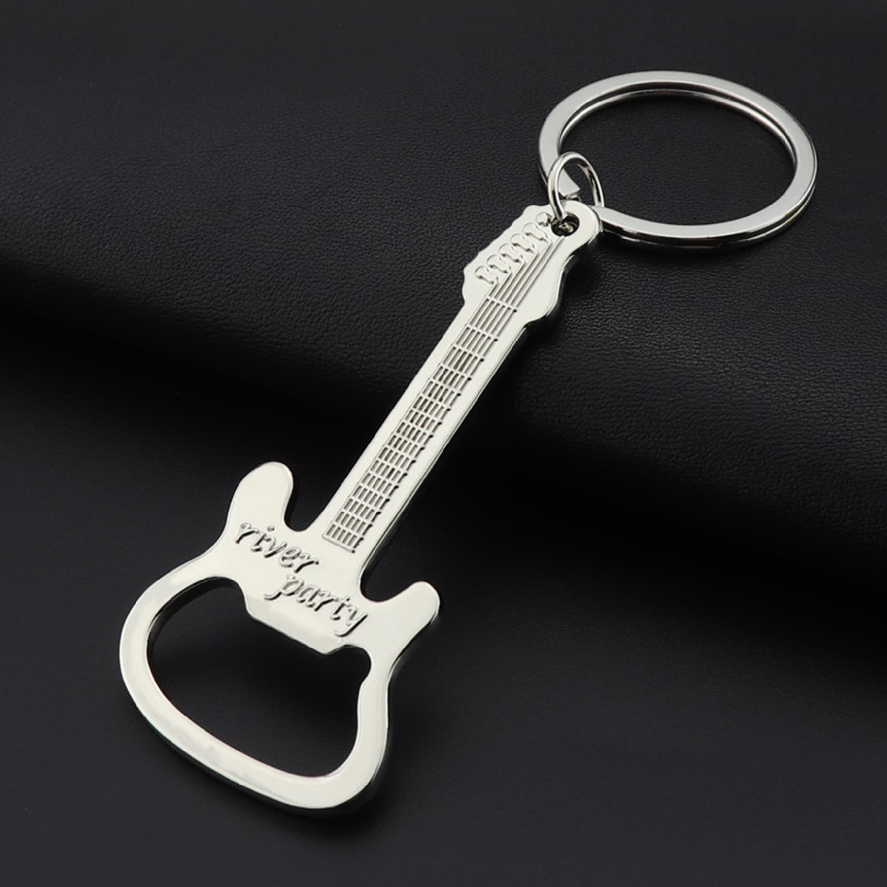 Metal Guitar Shape Key Chain thumbnail 5