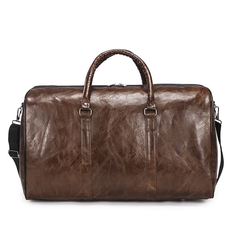Pu Leather Sport Gym Duffle Travel Bag thumbnail 5