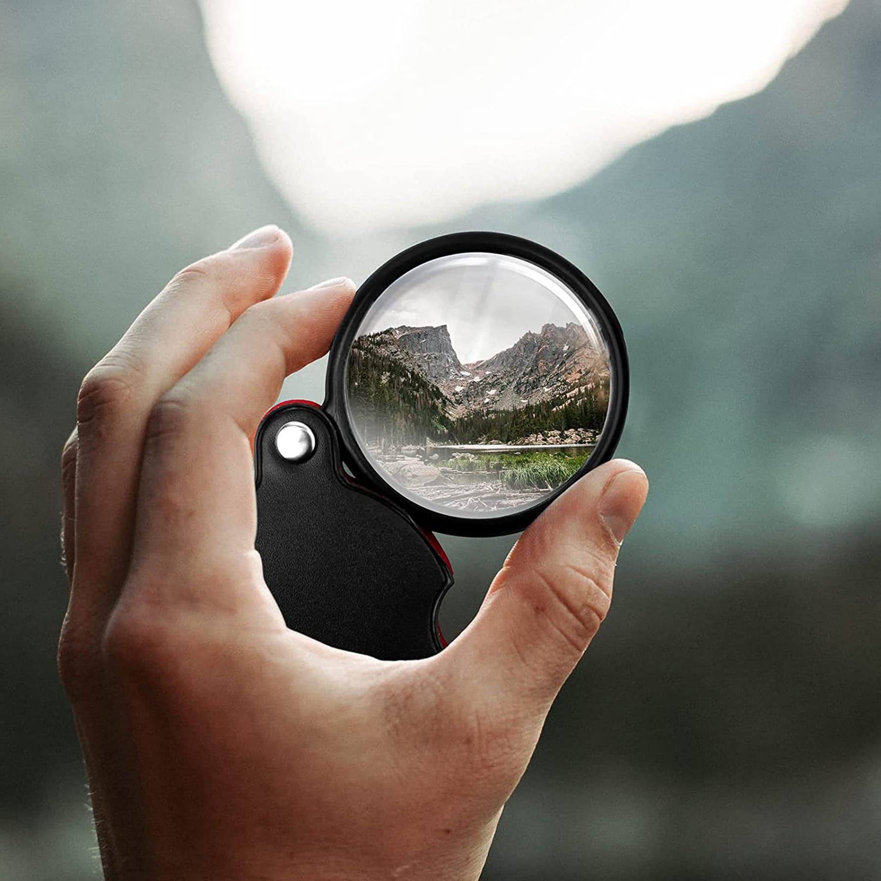 Mini Folding Pocket Magnifying Glass thumbnail 5