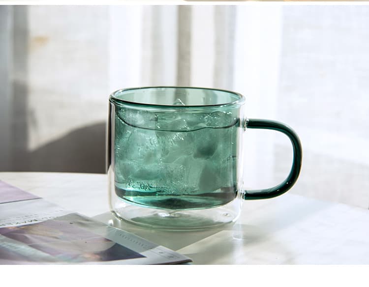 8.5 Oz Stained Glass Double Insulation Tea Coffee Cup thumbnail 2