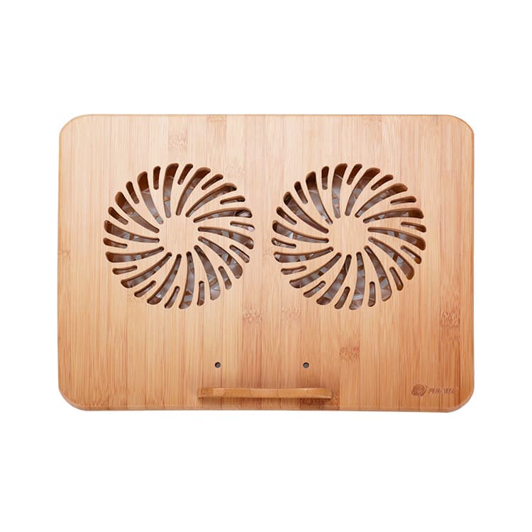 15.6″ Bamboo Laptop Cooling Stand thumbnail 2
