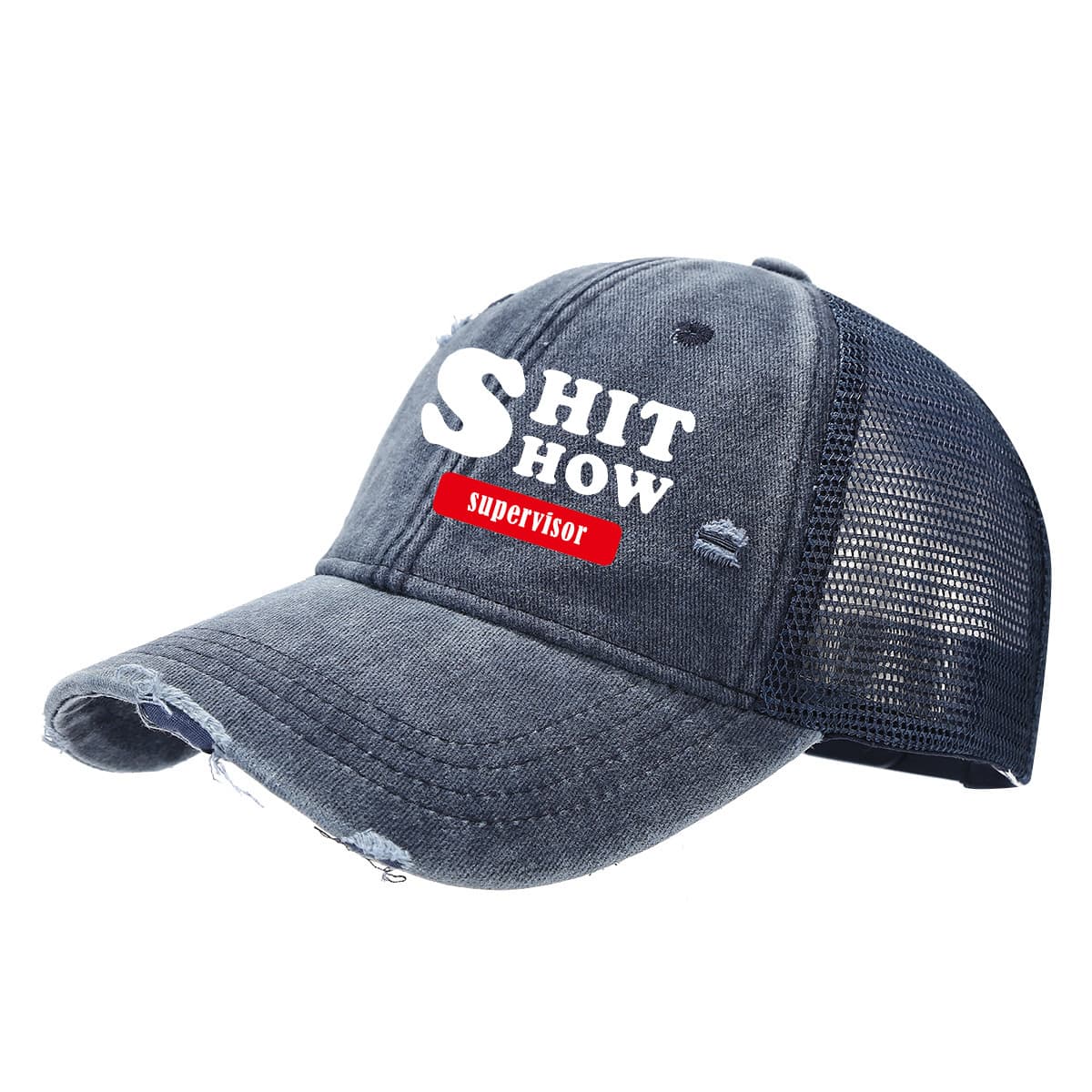 Pigment Dyed Washed Distressed Trucker Cap thumbnail 4
