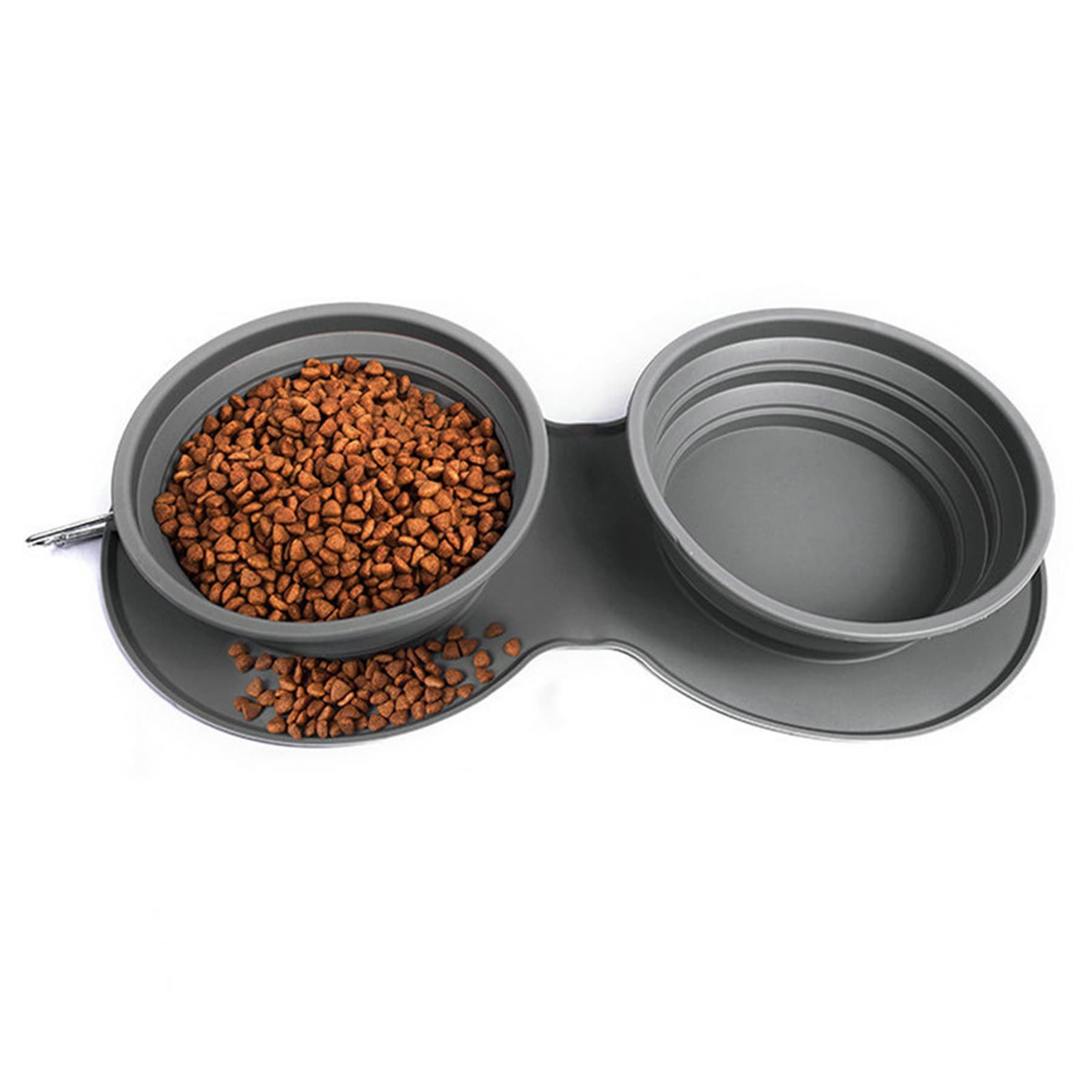 Silicone Collapsible Dog Double Bowl thumbnail 3