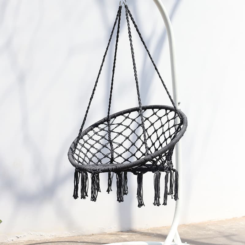 Hand-Knitted Tassel Swing, Hanging Basket, Hanging Chair thumbnail 3