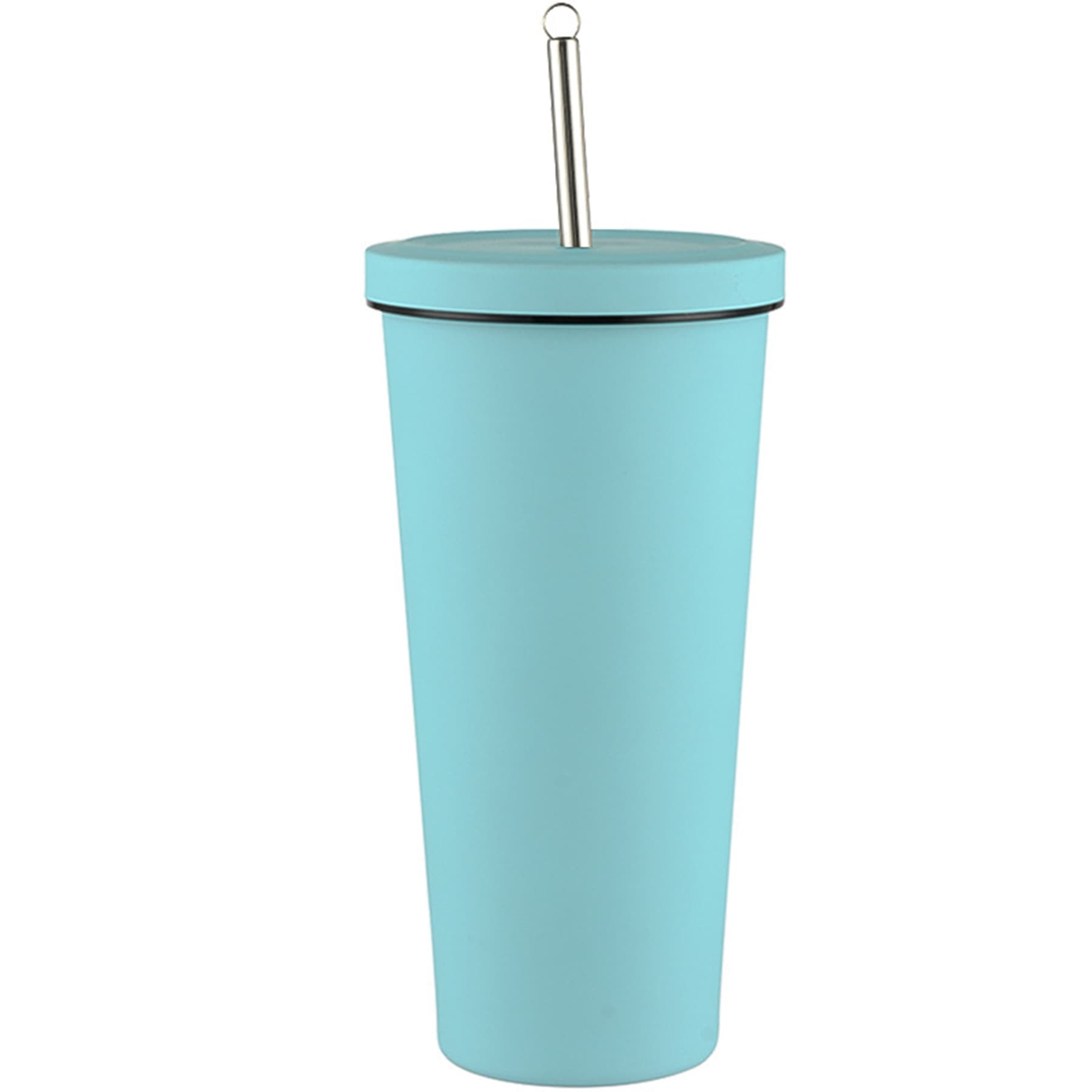 24 oz. Insulated Tumbler Cup with Straw thumbnail 6