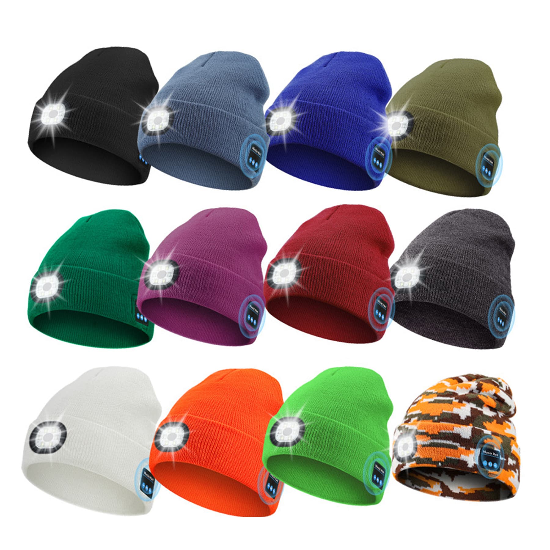 Bluetooth Knitted Beanie Hat thumbnail 7