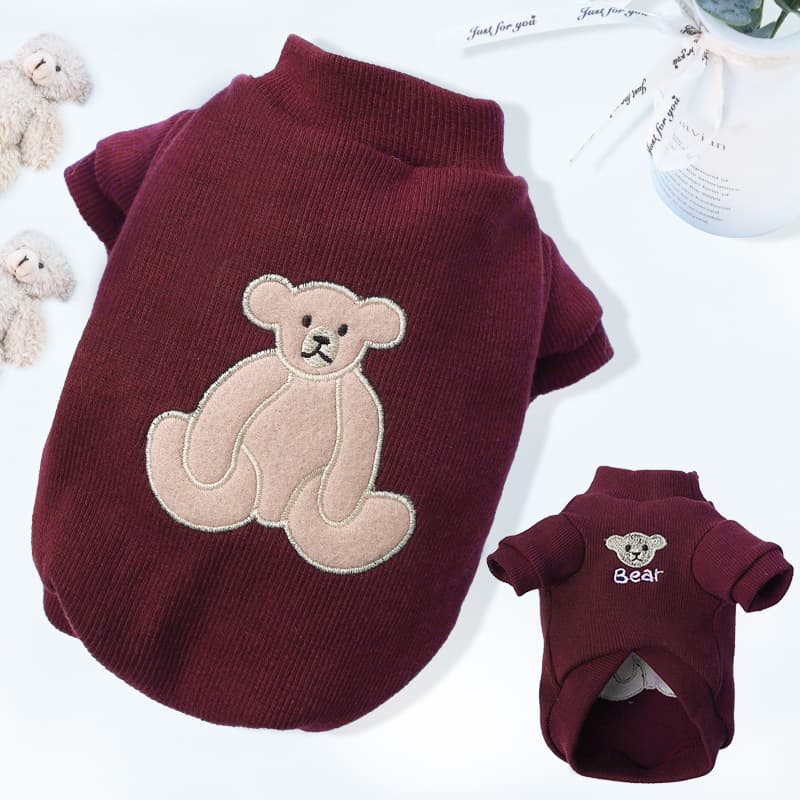 Letters Winter Pet Dog Hoodies Cotton Warm Clothes thumbnail 5
