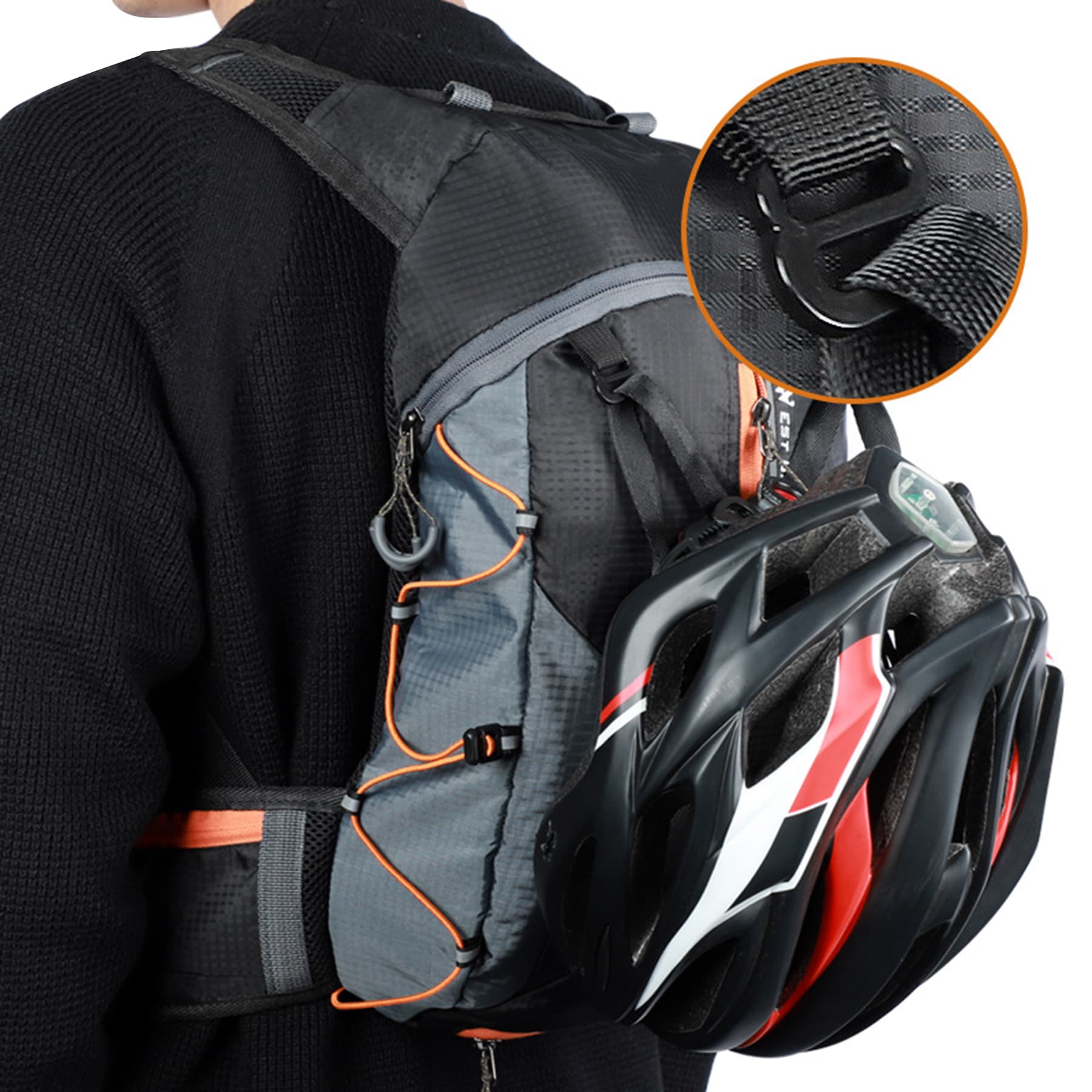 10L Packable Cycling Hiking Running Mountain Backpack thumbnail 8