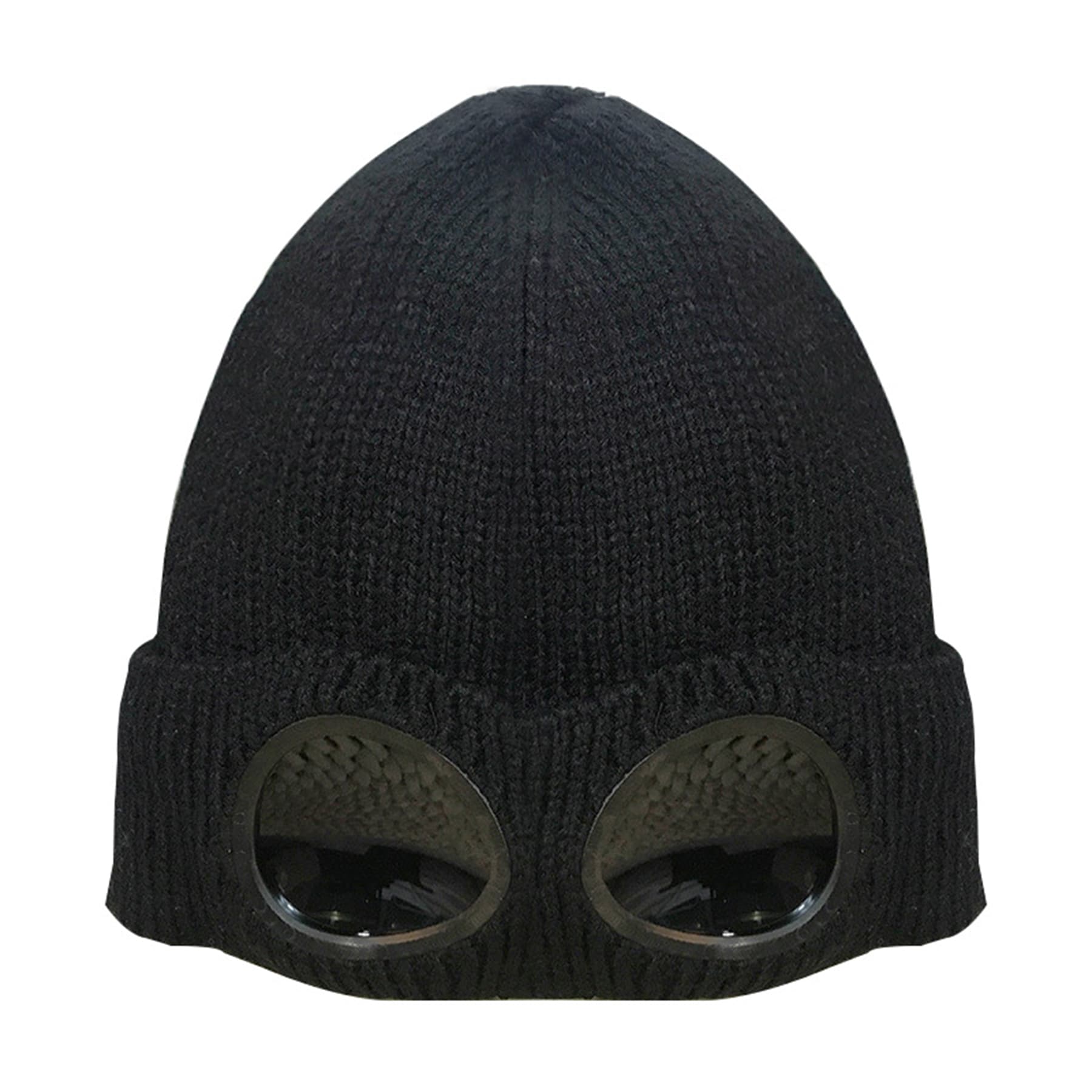 Ski Thick Knitted Hat With Windproof Glasses thumbnail 3