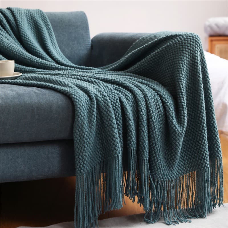 Soft Knit Woven Blanket thumbnail 5